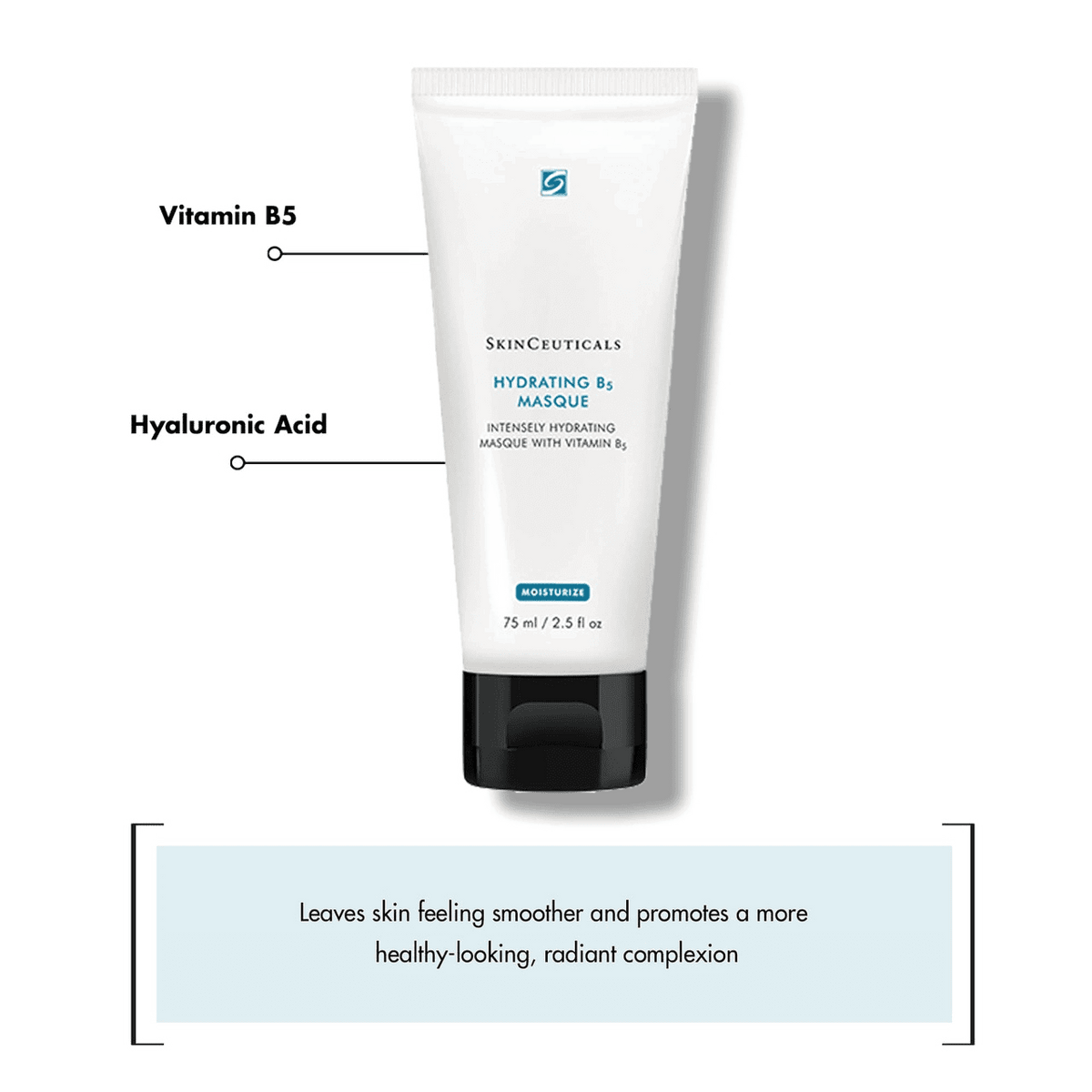 SkinCeuticals Hydrating B5 Masque 75ml key ingredients: vitamin B5 and hyaluronic acid